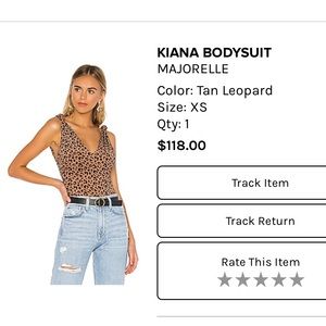 Majorelle XS Leopard Body Suit